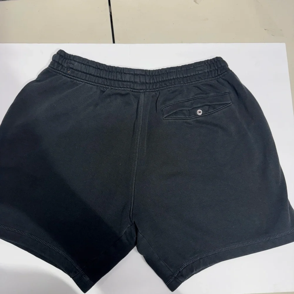 Gymshark Black Athletic Shorts Size M Drawstring Pocket Logo - Picture 3 of 10